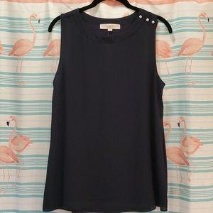 LOFT Pearl Accent Top